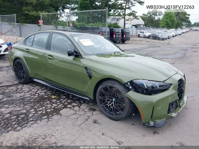2025 BMW M3 Competition xDrive VIN: WBS33HJ01SFV12263 Lot: 42571639