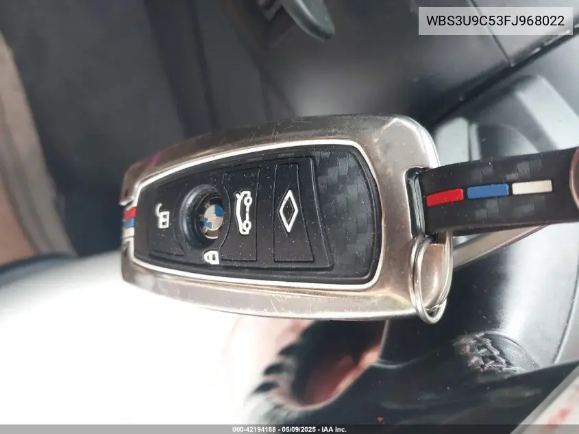 2015 BMW M4 VIN: WBS3U9C53FJ968022 Lot: 42194188