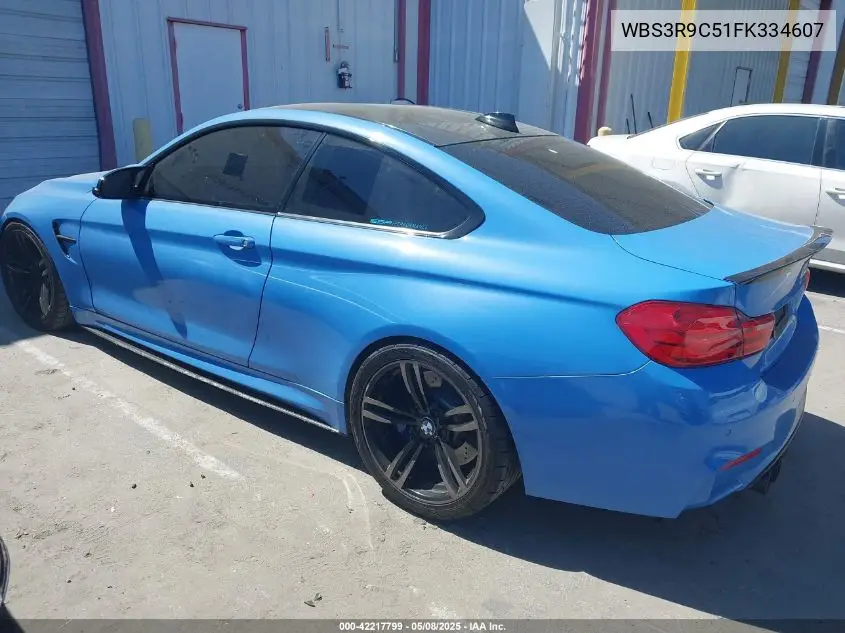 2015 BMW M4 VIN: WBS3R9C51FK334607 Lot: 42217799