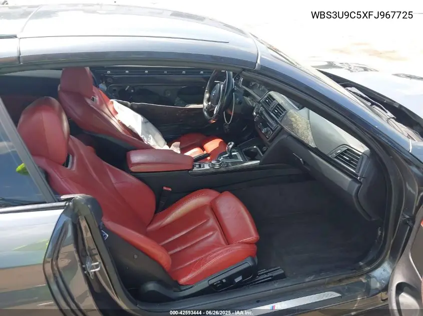 2015 BMW M4 VIN: WBS3U9C5XFJ967725 Lot: 42593444