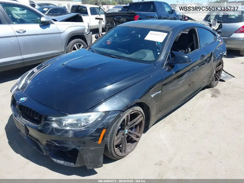 2016 BMW M4 VIN: WBS3R9C56GK335737 Lot: 42604272