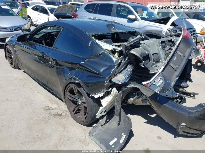 2016 BMW M4 VIN: WBS3R9C56GK335737 Lot: 42604272