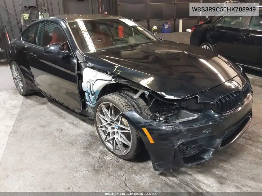 2017 BMW M4 VIN: WBS3R9C50HK708949 Lot: 41971645