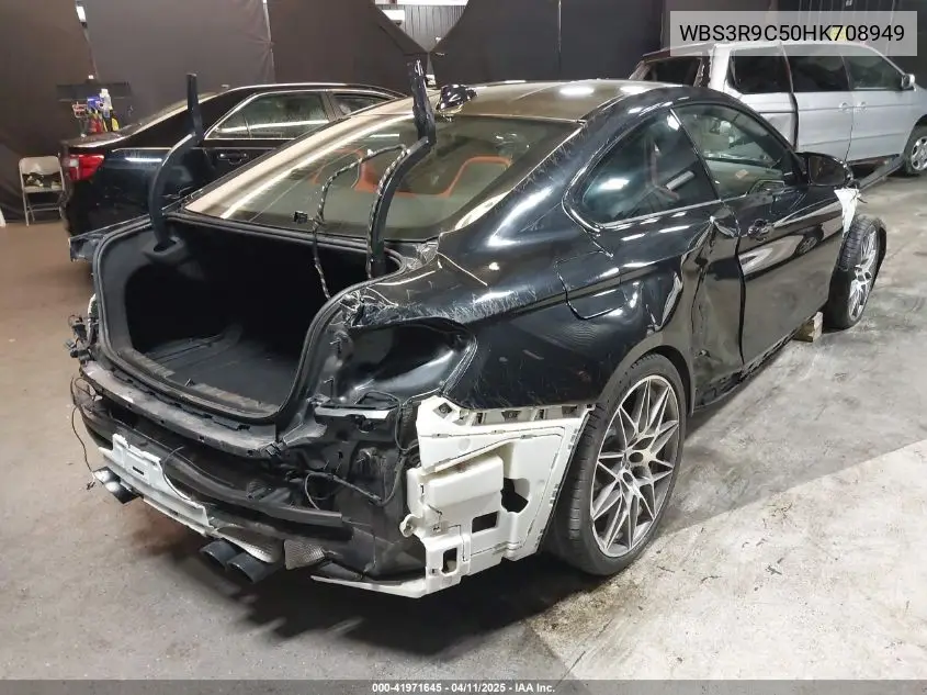 2017 BMW M4 VIN: WBS3R9C50HK708949 Lot: 41971645
