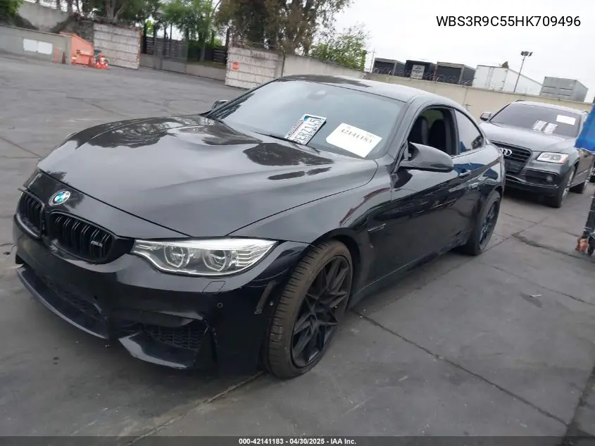 2017 BMW M4 VIN: WBS3R9C55HK709496 Lot: 42141183