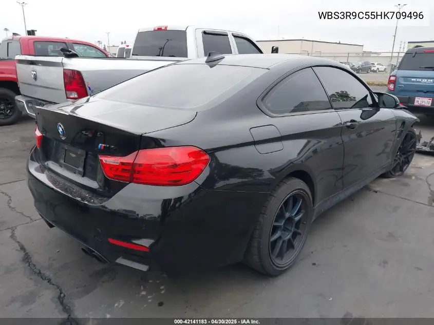 2017 BMW M4 VIN: WBS3R9C55HK709496 Lot: 42141183
