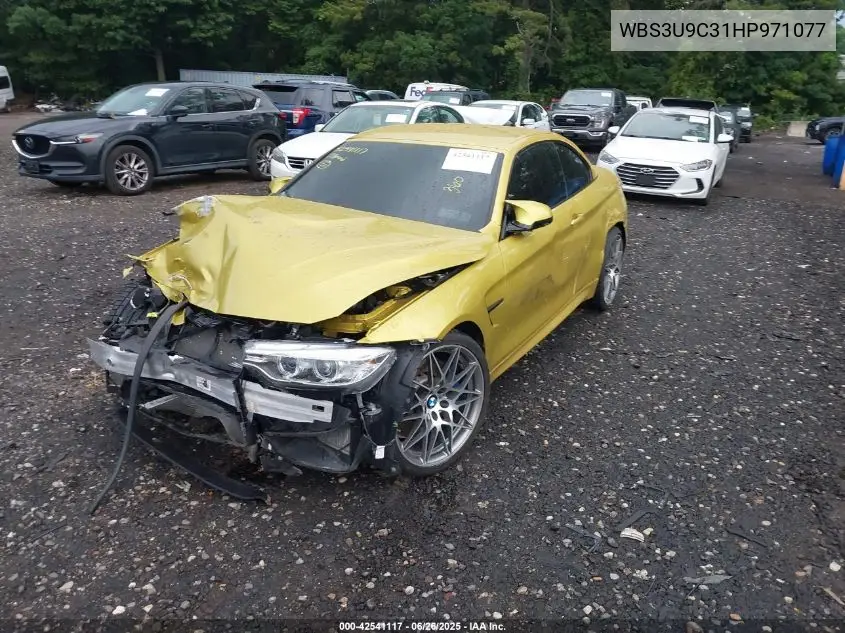 2017 BMW M4 VIN: WBS3U9C31HP971077 Lot: 42541117