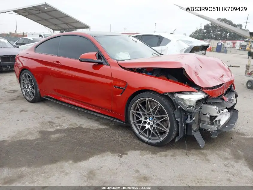 2017 BMW M4 VIN: WBS3R9C51HK709429 Lot: 42544521