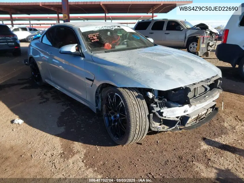 2018 BMW M4 VIN: WBS4Z9C50JED22690 Lot: 41702704