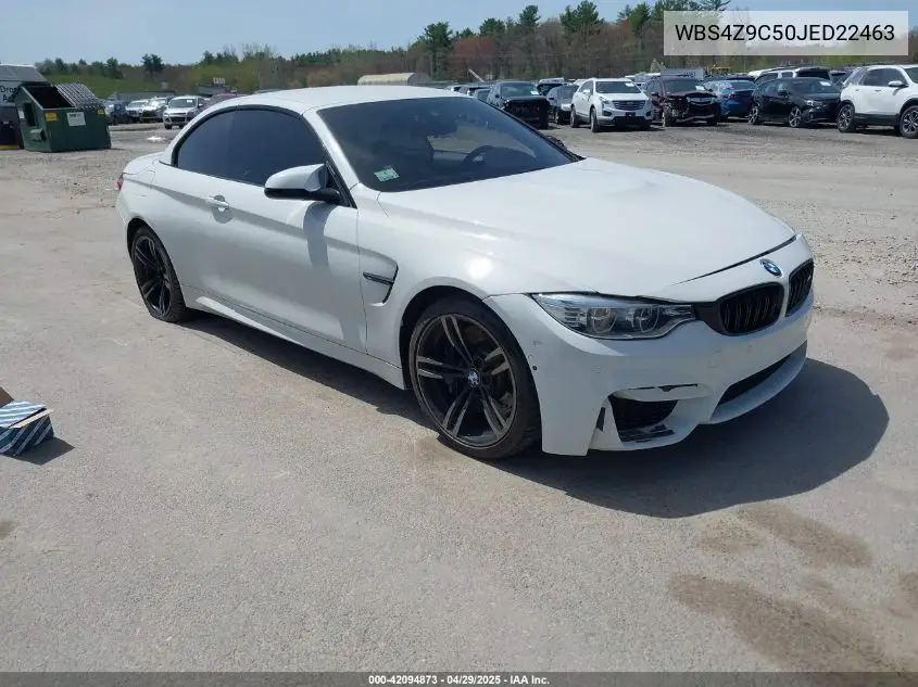 2018 BMW M4 VIN: WBS4Z9C50JED22463 Lot: 42094873