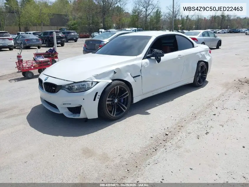2018 BMW M4 VIN: WBS4Z9C50JED22463 Lot: 42094873