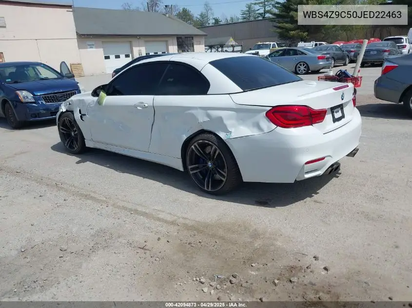 2018 BMW M4 VIN: WBS4Z9C50JED22463 Lot: 42094873