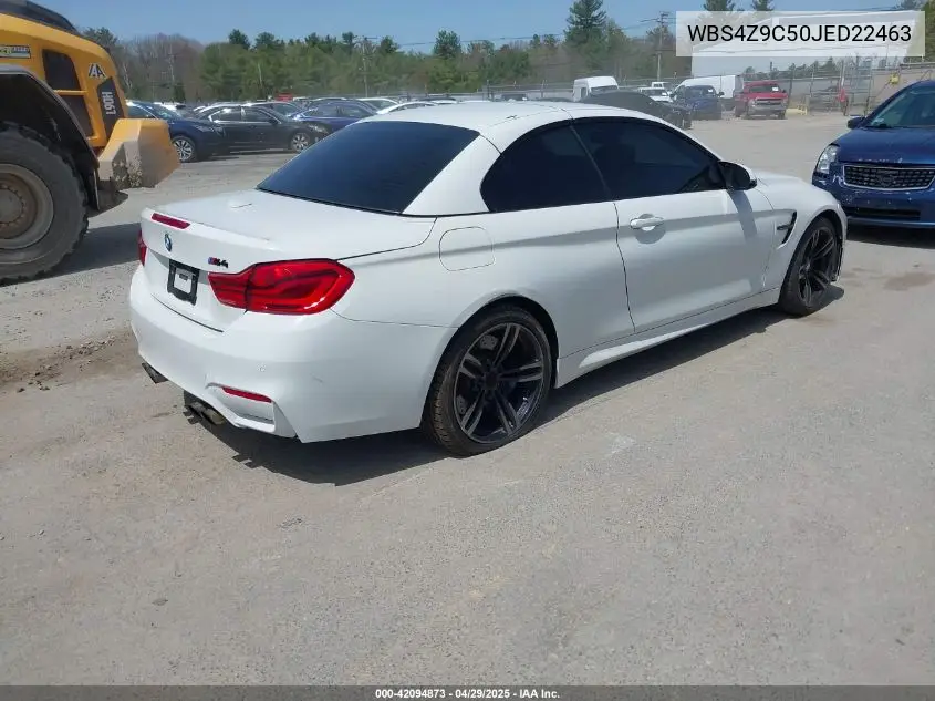 2018 BMW M4 VIN: WBS4Z9C50JED22463 Lot: 42094873