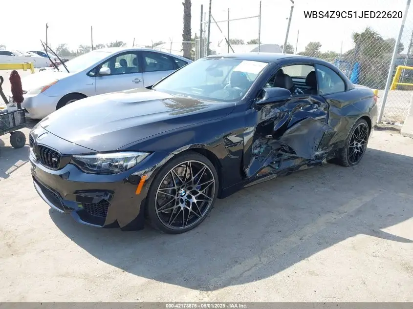 2018 BMW M4 VIN: WBS4Z9C51JED22620 Lot: 42173676