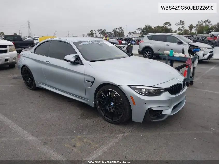 2018 BMW M4 VIN: WBS4Z9C50JED22690 Lot: 42439194