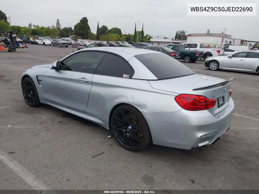 2018 BMW M4 VIN: WBS4Z9C50JED22690 Lot: 42439194