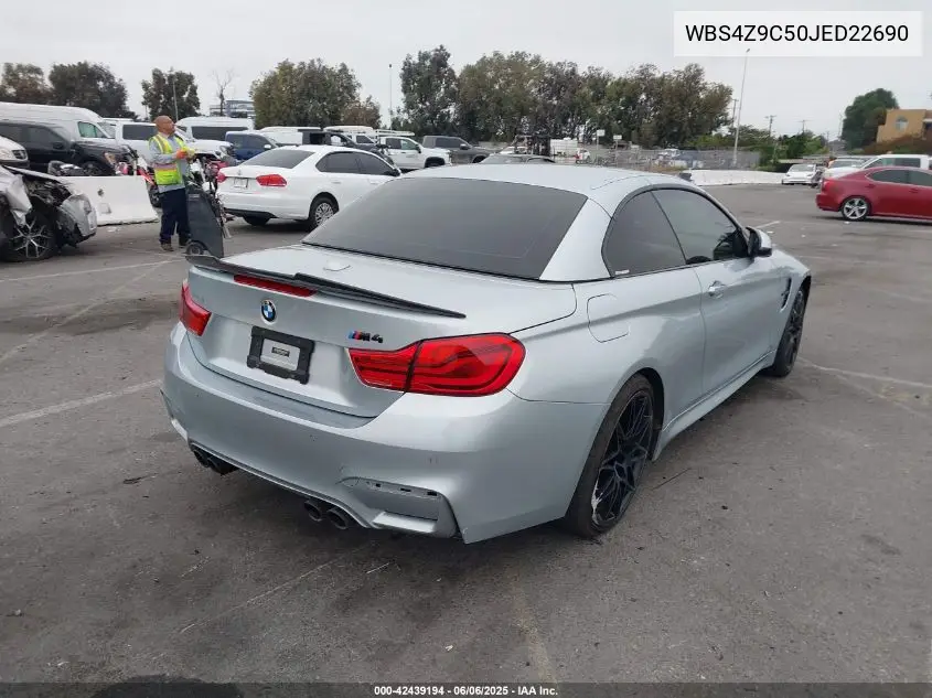 2018 BMW M4 VIN: WBS4Z9C50JED22690 Lot: 42439194