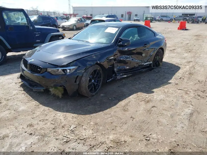 2019 BMW M4 Cs VIN: WBS3S7C50KAC09335 Lot: 42038475