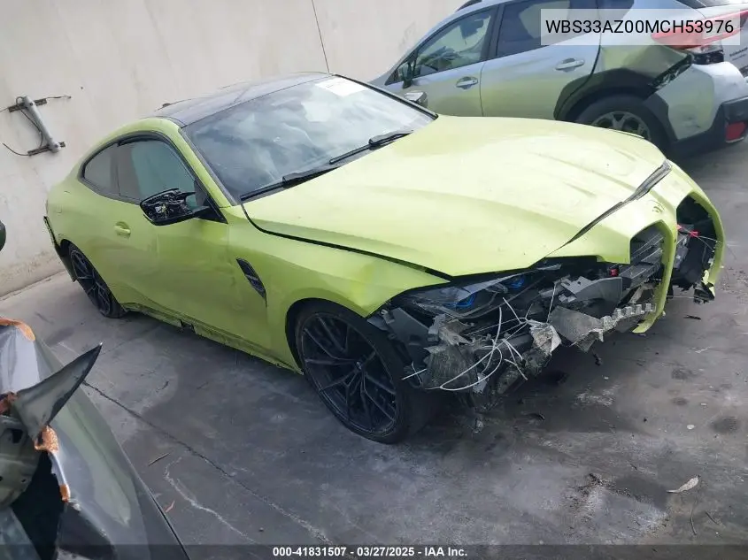 2021 BMW M4 Competition VIN: WBS33AZ00MCH53976 Lot: 41831507