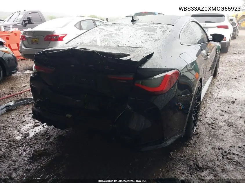 2021 BMW M4 Competition VIN: WBS33AZ0XMCG65923 Lot: 42346142