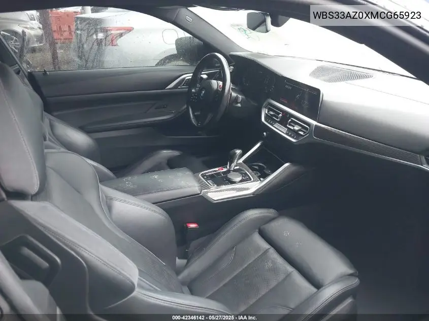 2021 BMW M4 Competition VIN: WBS33AZ0XMCG65923 Lot: 42346142