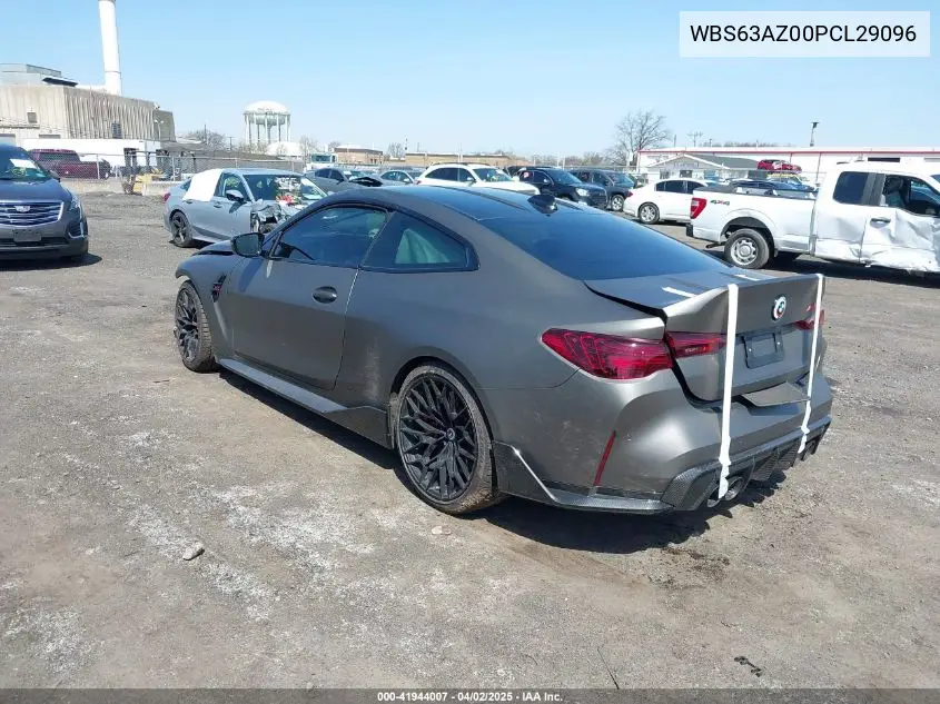 2023 BMW M4 Csl VIN: WBS63AZ00PCL29096 Lot: 41944007