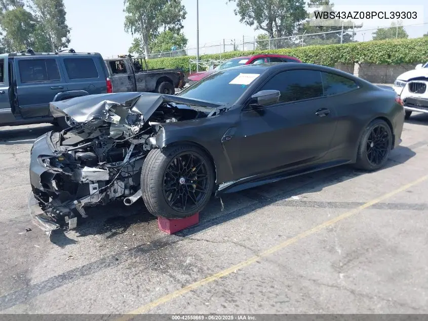 2023 BMW M4 Competition xDrive VIN: WBS43AZ08PCL39303 Lot: 42558669