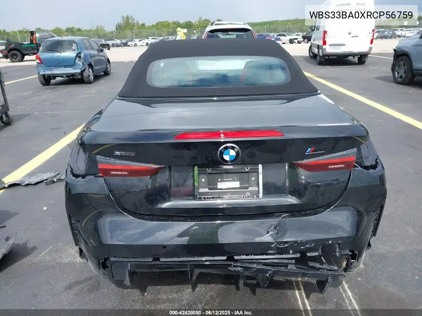 2024 BMW M4 Competition xDrive VIN: WBS33BA0XRCP56759 Lot: 42428050