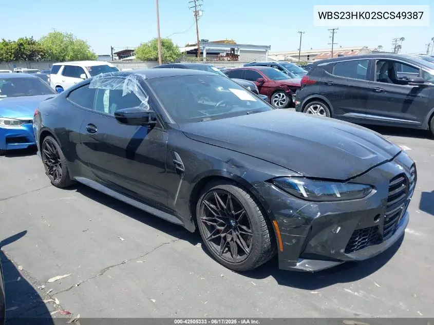 2025 BMW M4 Competition VIN: WBS23HK02SCS49387 Lot: 42505333