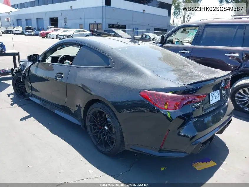 2025 BMW M4 Competition VIN: WBS23HK02SCS49387 Lot: 42505333