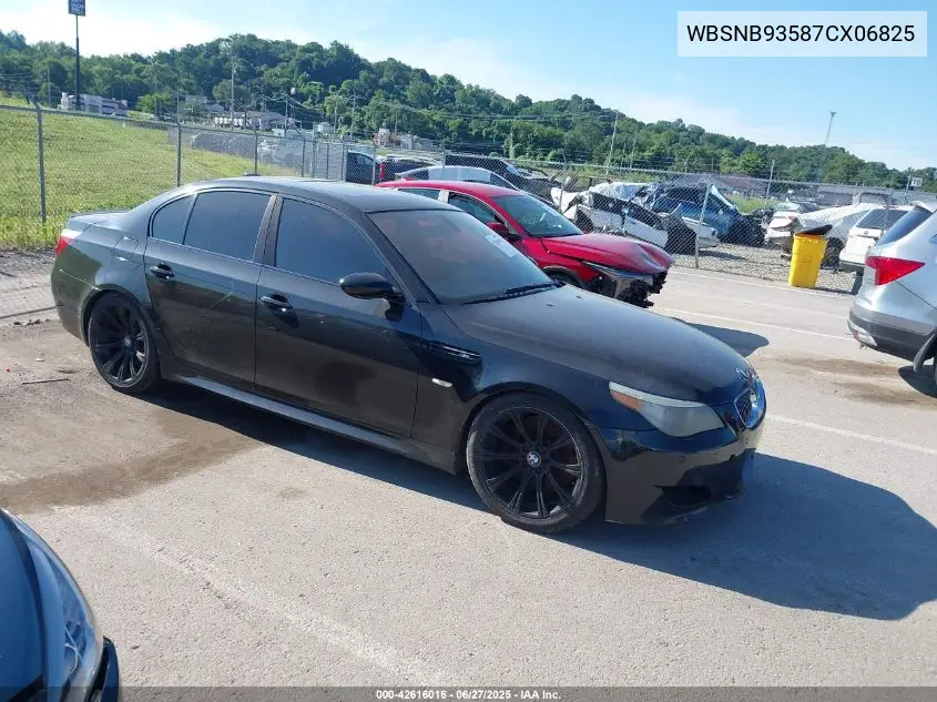 2007 BMW M5 VIN: WBSNB93587CX06825 Lot: 42616016