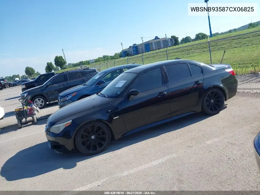 2007 BMW M5 VIN: WBSNB93587CX06825 Lot: 42616016