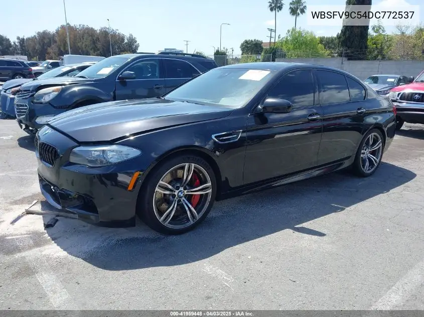 2013 BMW M5 VIN: WBSFV9C54DC772537 Lot: 41959448