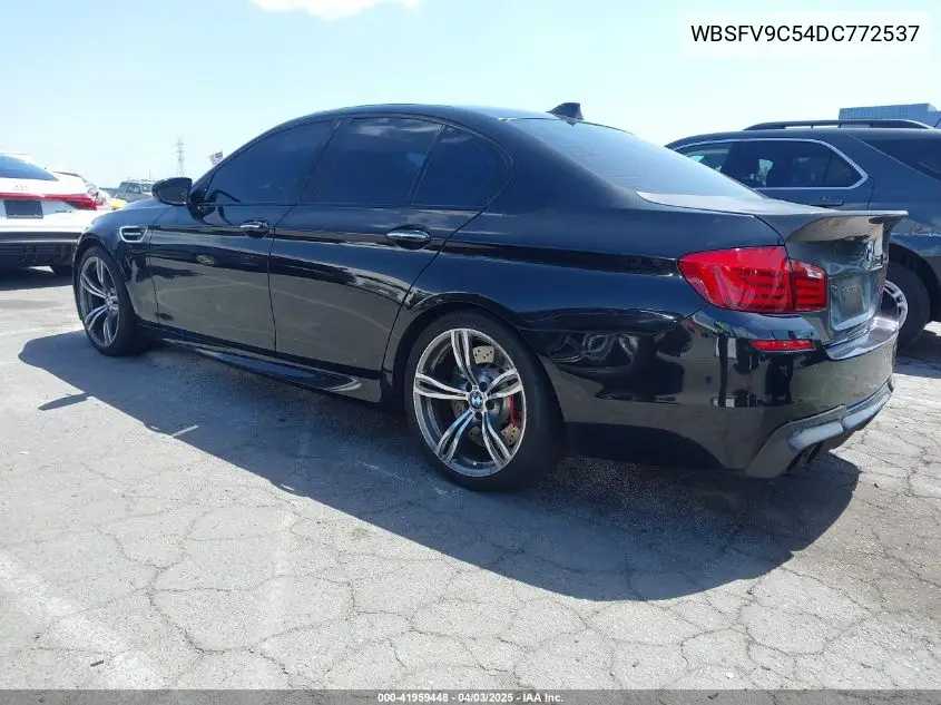 2013 BMW M5 VIN: WBSFV9C54DC772537 Lot: 41959448