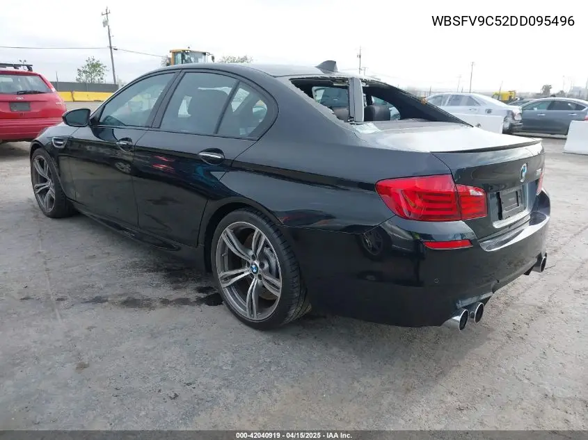 2013 BMW M5 VIN: WBSFV9C52DD095496 Lot: 42040919