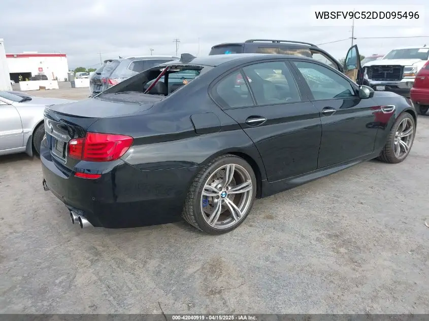 2013 BMW M5 VIN: WBSFV9C52DD095496 Lot: 42040919