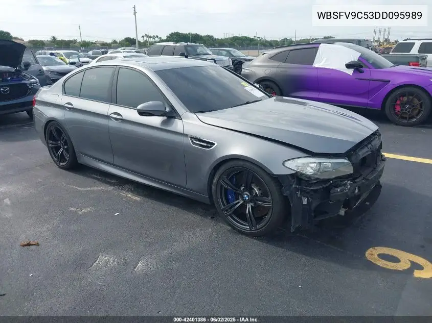 2013 BMW M5 VIN: WBSFV9C53DD095989 Lot: 42401386