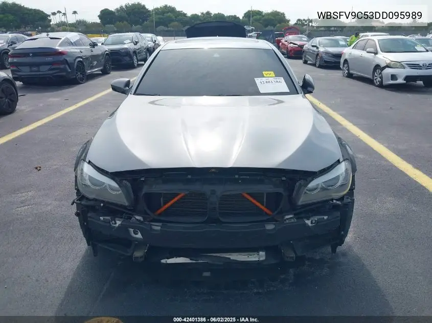 2013 BMW M5 VIN: WBSFV9C53DD095989 Lot: 42401386