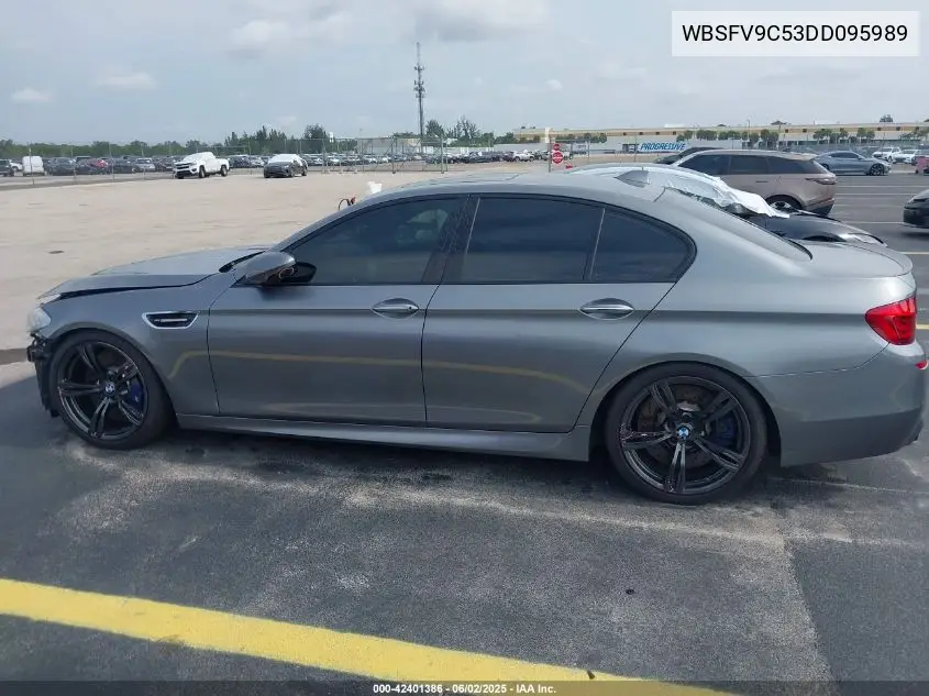2013 BMW M5 VIN: WBSFV9C53DD095989 Lot: 42401386