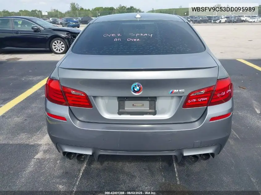 2013 BMW M5 VIN: WBSFV9C53DD095989 Lot: 42401386