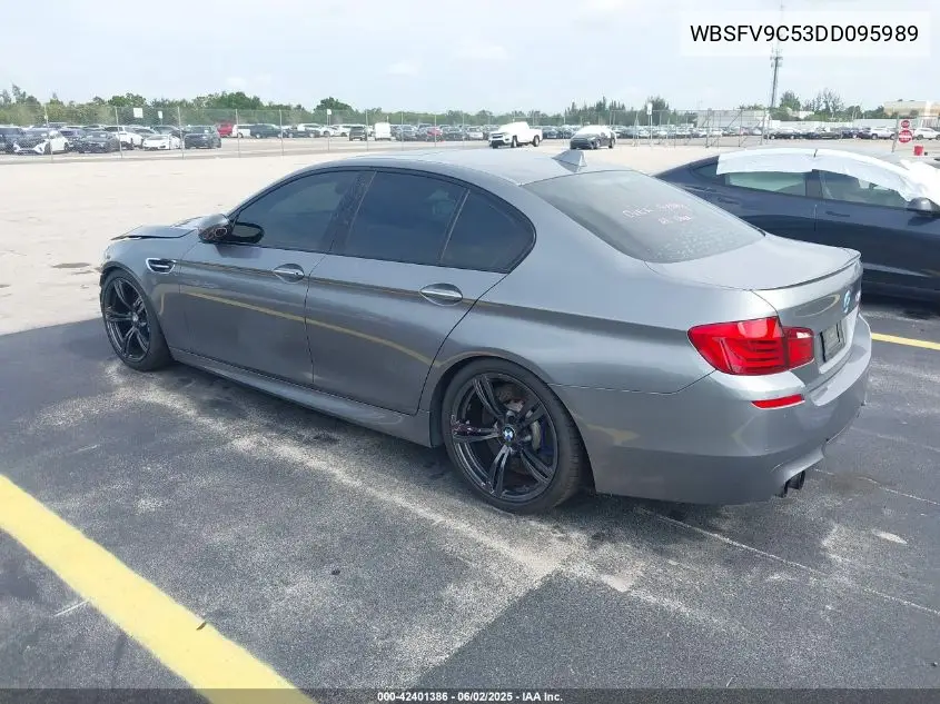 2013 BMW M5 VIN: WBSFV9C53DD095989 Lot: 42401386