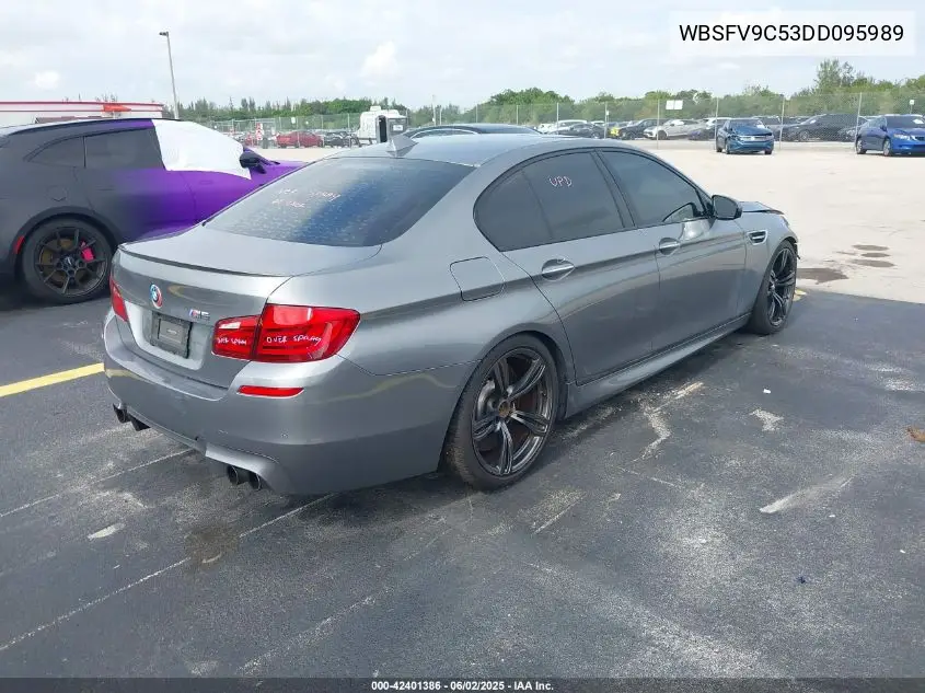 2013 BMW M5 VIN: WBSFV9C53DD095989 Lot: 42401386