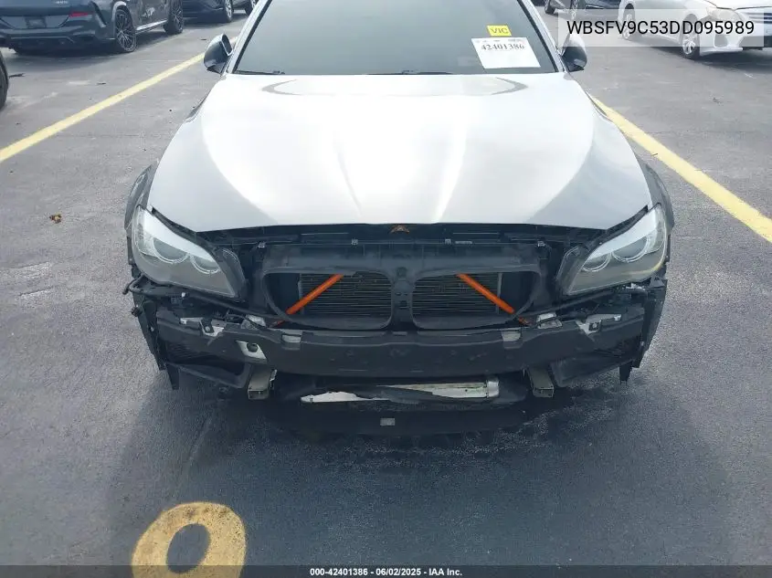 2013 BMW M5 VIN: WBSFV9C53DD095989 Lot: 42401386