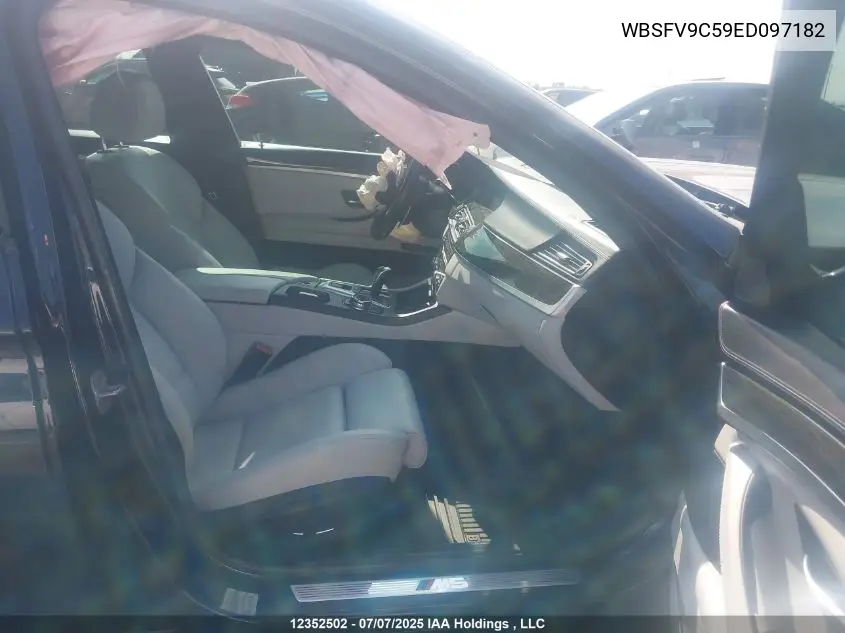 2014 BMW M5 VIN: WBSFV9C59ED097182 Lot: 12352502
