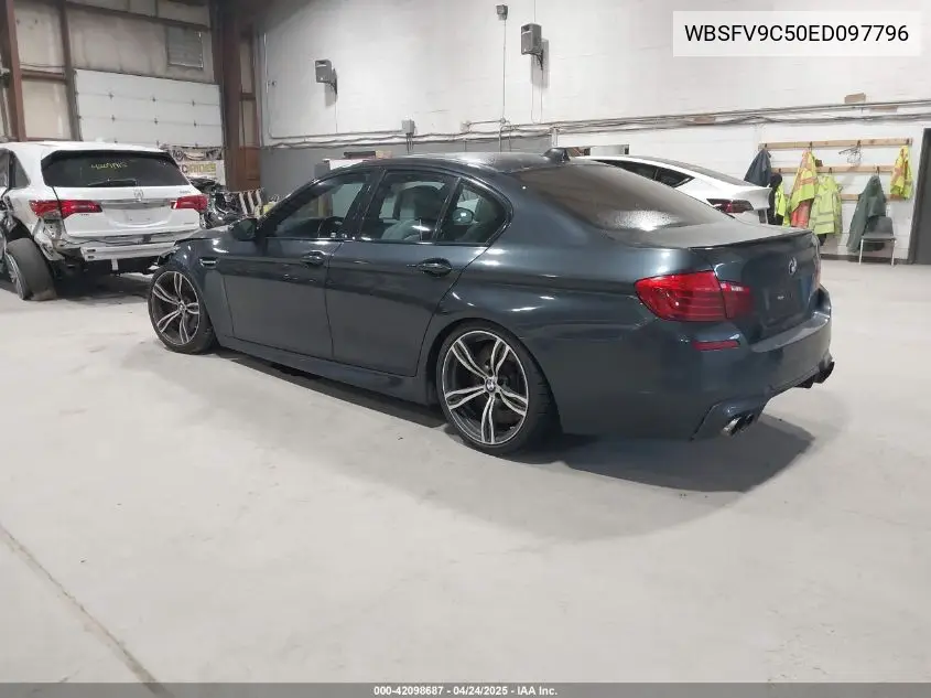 2014 BMW M5 VIN: WBSFV9C50ED097796 Lot: 42098687