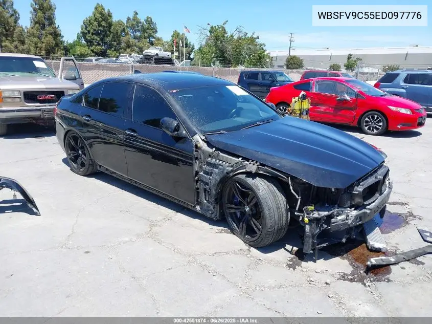 2014 BMW M5 VIN: WBSFV9C55ED097776 Lot: 42551874
