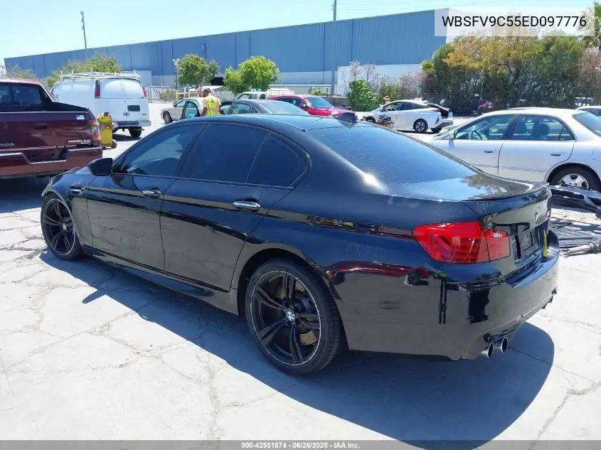 2014 BMW M5 VIN: WBSFV9C55ED097776 Lot: 42551874