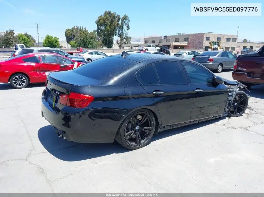 2014 BMW M5 VIN: WBSFV9C55ED097776 Lot: 42551874