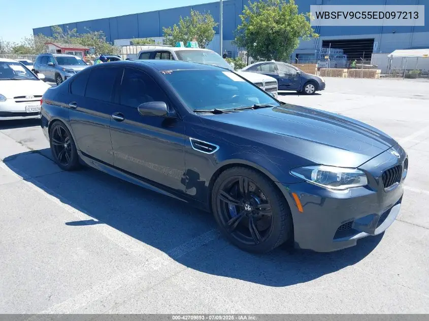 2014 BMW M5 VIN: WBSFV9C55ED097213 Lot: 42709893
