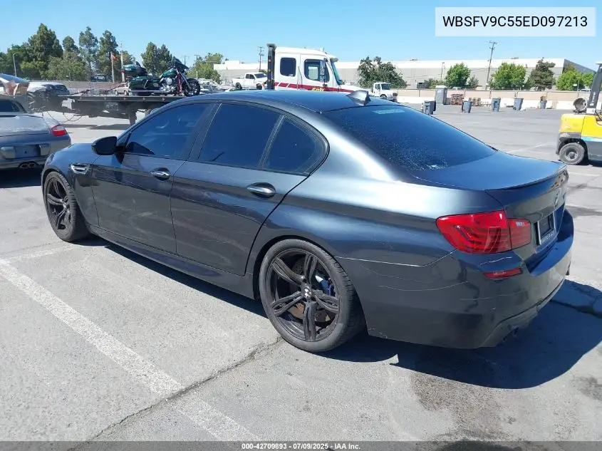 2014 BMW M5 VIN: WBSFV9C55ED097213 Lot: 42709893